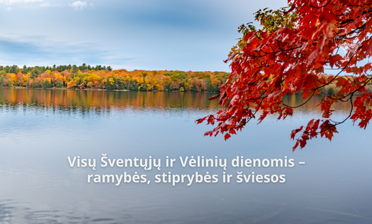 Visų Šventųjų ir Vėlinių dienomis – ramybės, stiprybės ir šviesos