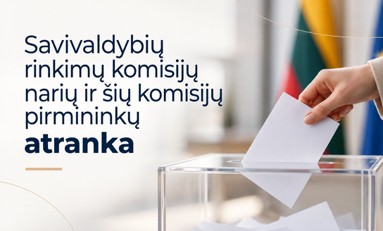 Savivaldybių rinkimų komisijų narių ir šių komisijų pirmininkų atranka
