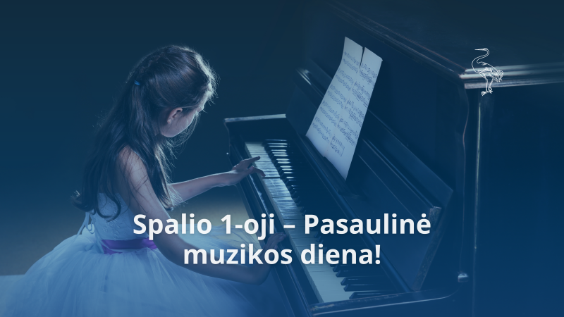 Spalio 1-oji – Pasaulinė muzikos diena!